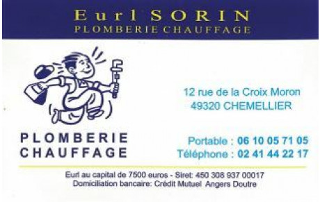 EURL Sorin : Plomberie-Chauffage